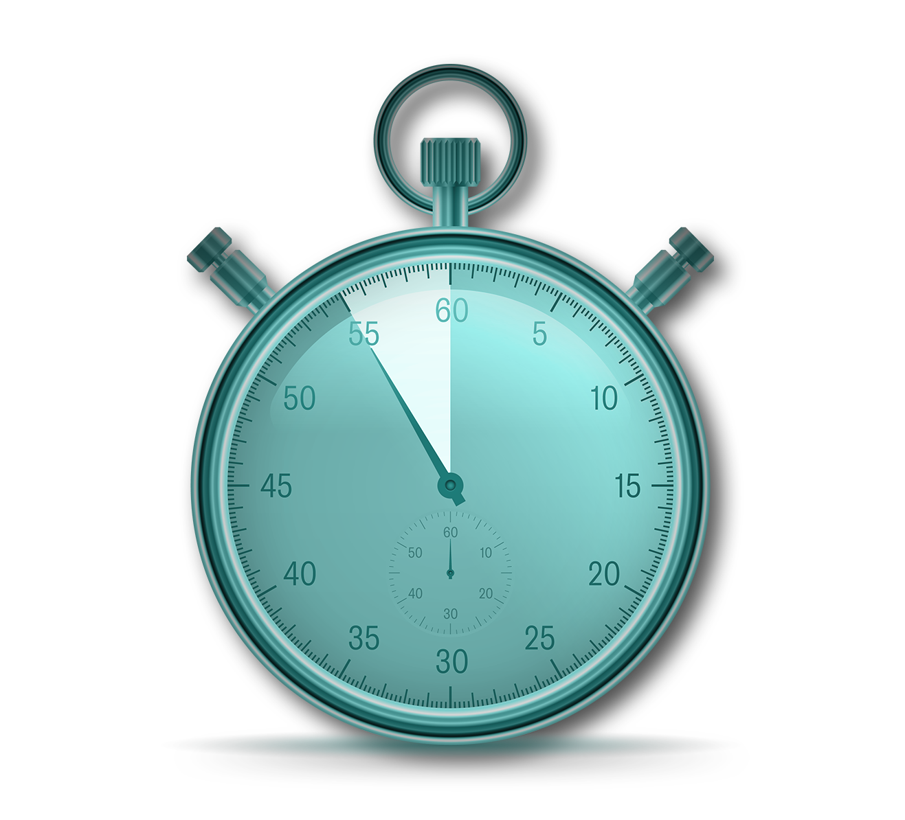 Retro stopwatch representing The Sign-Off™, Phresh’s feature that lets users choose how much time they want to spend on the app each day.